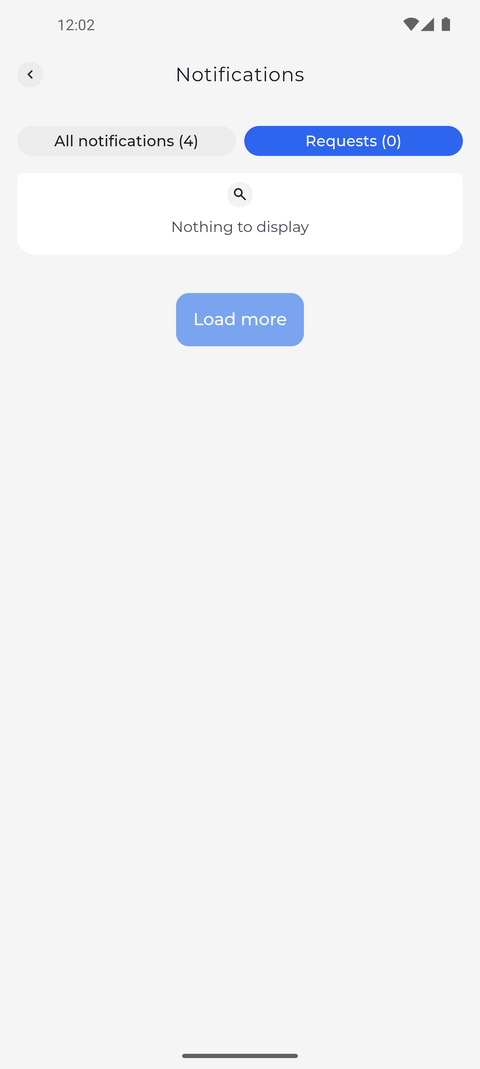 Screenshot: Requests lists the registration requests that wait for a decision