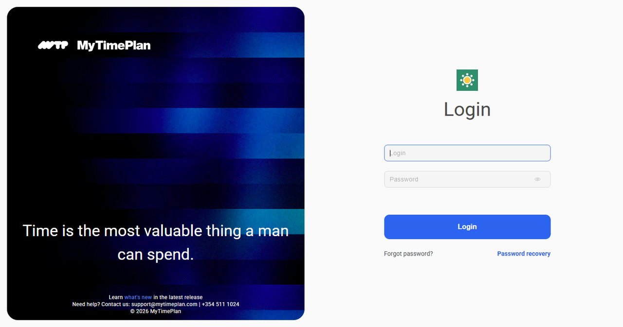 Screenshot: Open the web app in your browser